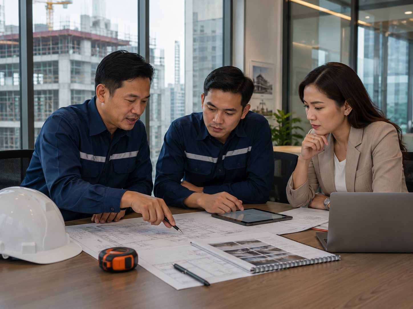 Tim artandtech merencanakan proyek